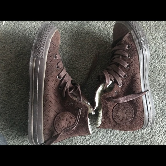 wool converse high tops